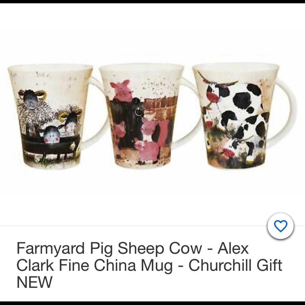 ISO Alex Clark Flirt Mug Farm set